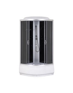 Душевая кабина Taliente TA-8080G, 80×80×215 см, глубокий поддон 40 см, стекло тонированное