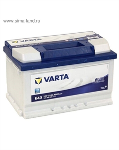 Автомобильный аккумулятор Varta 72 Ач, обратная полярность Blue Dynamic 572 409 068