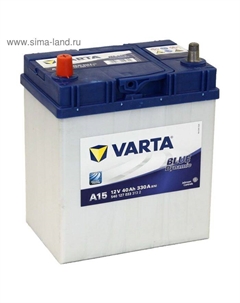 Автомобильный аккумулятор Varta 40 Ач т/кл Blue Dynamic 540 127 033