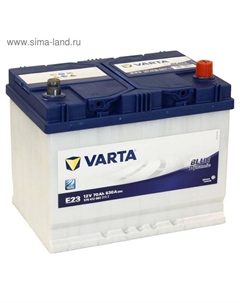 Автомобильный аккумулятор Varta 70 Ач, обратная полярность Blue Dynamic 570 412 063