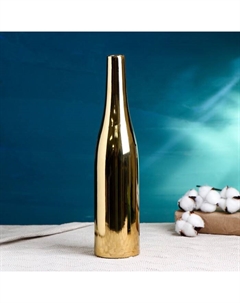 Ваза «Голден тайм», 33×7.5×3 см, керамика, золото Take it easy