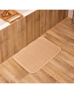 Коврик для ванной Basic, цв. бежевый, 40х60 см Этель