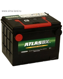 Автомобильный аккумулятор Atlas 70 Ач MF 75-630 125RC
