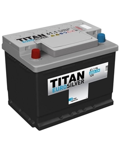 Автомобильный аккумулятор Titan Euro Silver 61 Ач Титан