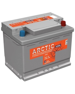 Автомобильный аккумулятор Titan Arctic Silver 60 Ач, обратная полярность Титан