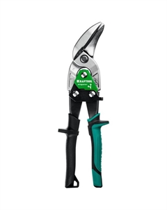 Ножницы по металлу ЗУБР 2328-OL, профессиональные, 2К рукоятки, левый рез, 250 мм Kraftool