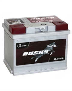 Автомобильный аккумулятор Husky 66 Ач, 6СТ-66.0, обратная полярность