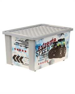 Ящик для хранения игрушек «Супер Трак», 57 л, на колёсах Plastic centre