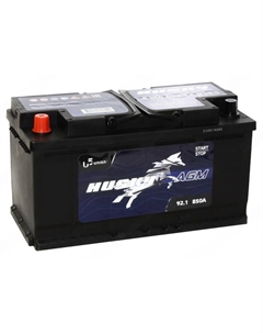 Автомобильный аккумулятор Husky AGM 92 Ач, прямая полярность