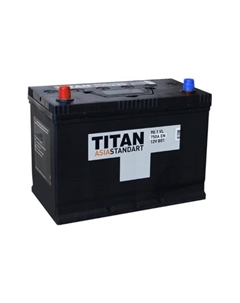 Автомобильный аккумулятор Titan Asia Standart 90 Ач 6СТ-90.1 VL (D31FR), прямая полярность Титан