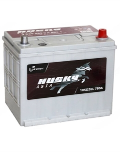 Автомобильный аккумулятор Husky Asia 85 Ач, 105D26L, обратная полярность