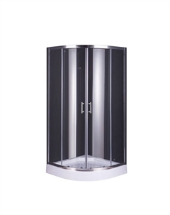 Душевое ограждение Taliente TA-09091CP, 180×90 см, прозрачное, полукруглое, 6 мм, хром
