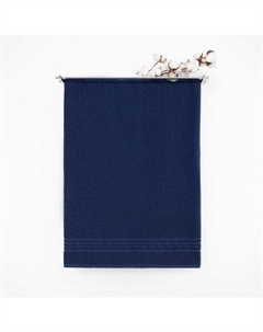 Полотенце Ocean 70х130см, синий, махра, 360г/м, хлопок 100% Belezza