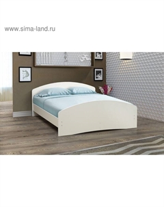 Кровать на уголках №2, 1400×2000, цвет белый Матрица