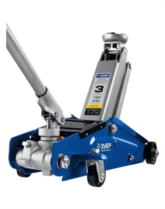 Домкрат подкатной 43052-3_z01, с поворотной ручкой, 3т, 130-410 мм Зубр