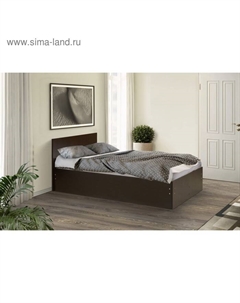 Кровать на уголках №4, 1400×2000 мм, цвет венге Матрица