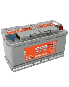 Автомобильный аккумулятор Titan EFB 100 А/ч, обратная полярность Титан