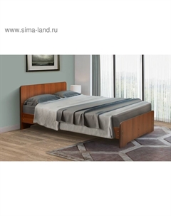 Кровать на уголках №5, 1400х2000, цвет итальянский орех Матрица