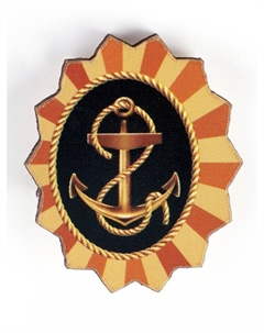 Карнавальный набор «Морячка ВМФ», пилотка р-р 54-56, банты 2 шт., значок Волшебная маска