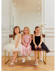 Платье детское нарядное, рост 110 см, сиреневое Kaftan