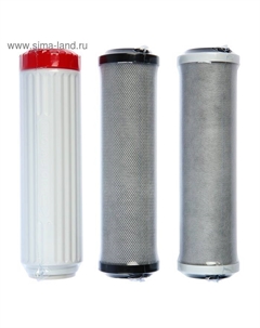 Комплект сменных картриджей для «Аквафор» Трио Норма, В510-03-04-07, фильтрующий