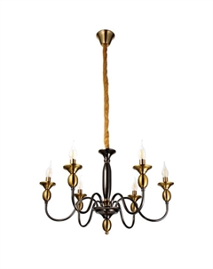 Люстра «Энни» 6×40 Вт Е14 латунь 69×69×44 см Bayerlux