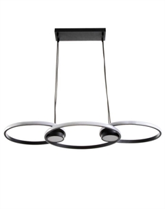 Люстра Ронделл LED 60 Вт 4000К черный 89×35×100 см Bayerlux