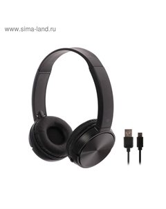 Наушники беспроводные Luazon OBT 1.3, XB450, накладные, черные Luazon home