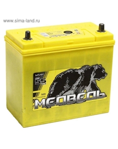 Автомобильный аккумулятор Медведь Silver Ca/Ca 55 Ач, обратная полярность 65B24L