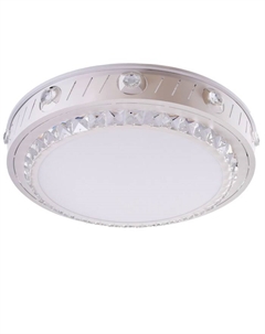 Люстра с ПДУ 1233/1 LED 95 Вт 3000-6000К белый 50×50×9 см Bayerlux