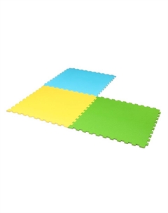 Мягкий коврик - пазл «New-накат. Соты», 100×100 см, голубой, универсальный Eco cover