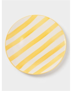 Тарелка «Райе», d=26.5 см, керамика, жёлтая Доляна