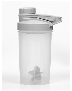 Шейкер спортивный для коктейлей, спортивного питания, 500 мл, Power, 18.5 х 11 см, серый Мастер к