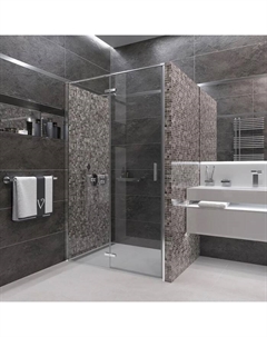 Душевая дверь Veconi Vianno VN73-120-01-C4, 1200×1950 мм, прозрачная, распашная, хром