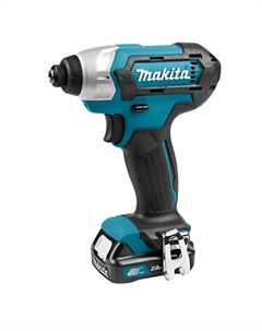 Дрель-шуруповерт TD110DWAE, ударная, 10.8 В, 2×2 Ач, 3500 об/мин, 110 Нм, кейс Makita