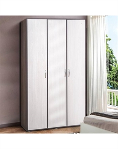 Шкаф 3-х дверный без зеркала «Венеция 9», цвет ясень анкор тёмный / ясень анкор светлый Матрица