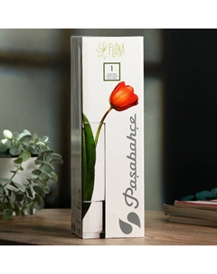 Ваза для цветов стекло «Джессика» для цветов, прямая, 27 см. See you home