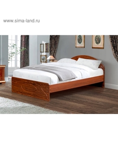 Кровать двойная «Венеция 2», 1400х2000, цвет итальянский орех / кедр глянец Матрица