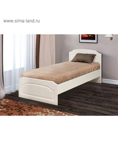 Кровать «Венеция 3», 900×2000, цвет ясень анкор светлый / ясень бланко матовый Матрица