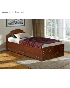 Кровать с ящиками «Венеция 2», 900х2000 мм, цвет итальянский орех Матрица
