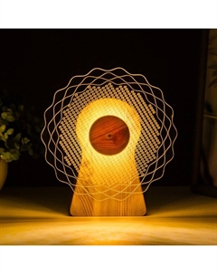 Светильник сенсорный «Цветок» LED крутится 6 Вт USB 15×4×16 см Risalux