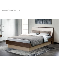 Кровать «Венеция 9», 1400×2000 мм, цвет ясень анкор светлый / ясень анкор тёмный Матрица