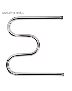 Полотенцесушитель водяной ТЕРА, М-образный, 500×500 мм, d=32 мм, наружная резьба 1" Тера