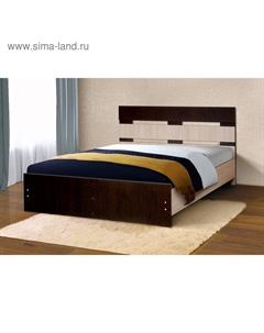 Кровать «Венеция 10», 1600×2000 мм, цвет венге / ясень шимо светлый Матрица