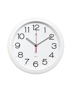 Часы настенные, интерьерные, бесшумные, d=29 см Рубин