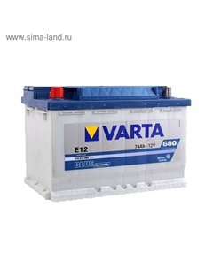 Автомобильный аккумулятор Varta 74 Ач Blue Dynamic 574 013 068, прямая полярность