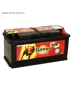 Автомобильный аккумулятор Banner 80 Ач Running Bull 580 01, обратная полярность