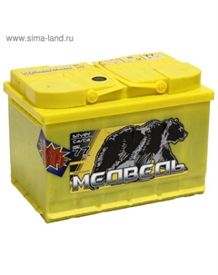 Автомобильный аккумулятор Медведь Silver Ca/Ca 77 Ач