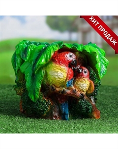 Фигурное кашпо "Попугай" 22х22х17см Хорошие сувениры