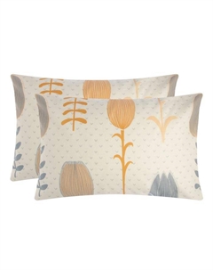 Комплект наволочек Autumn flowers 50х70 см - 2 шт, 100% хлопок, бязь Этель